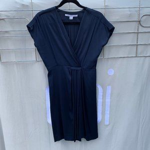 Diane Von Furstenberg Navy Silk Dress 4
